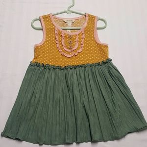 Matilda Jane Joanna Gaines tunic gold and sage